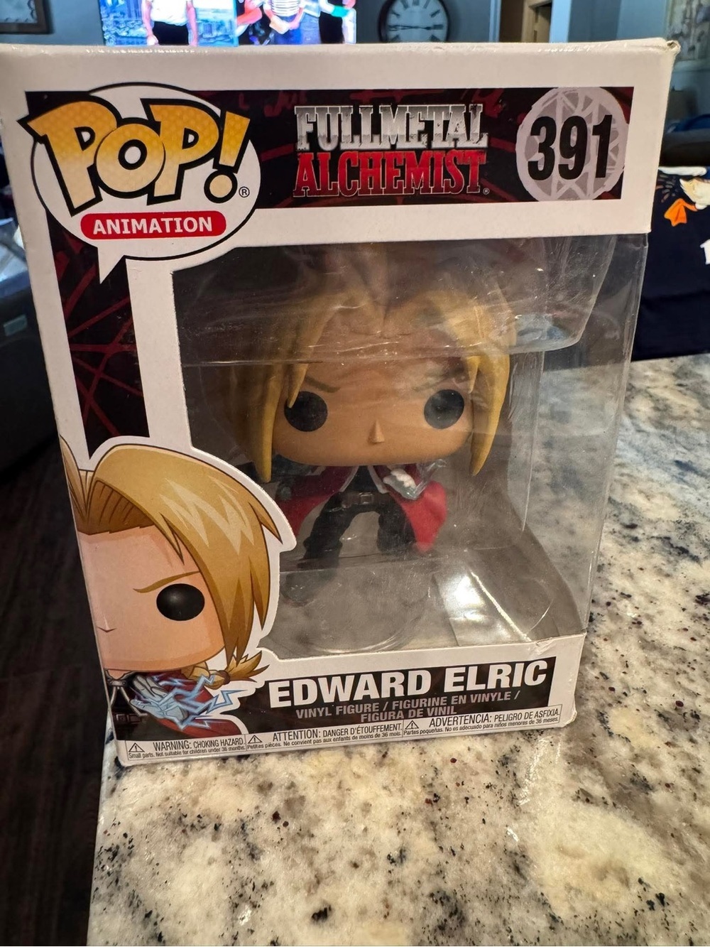 Funko Pop! Animation Fullmetal Alchemist Edward Elric #391 Blonde, Red, Black